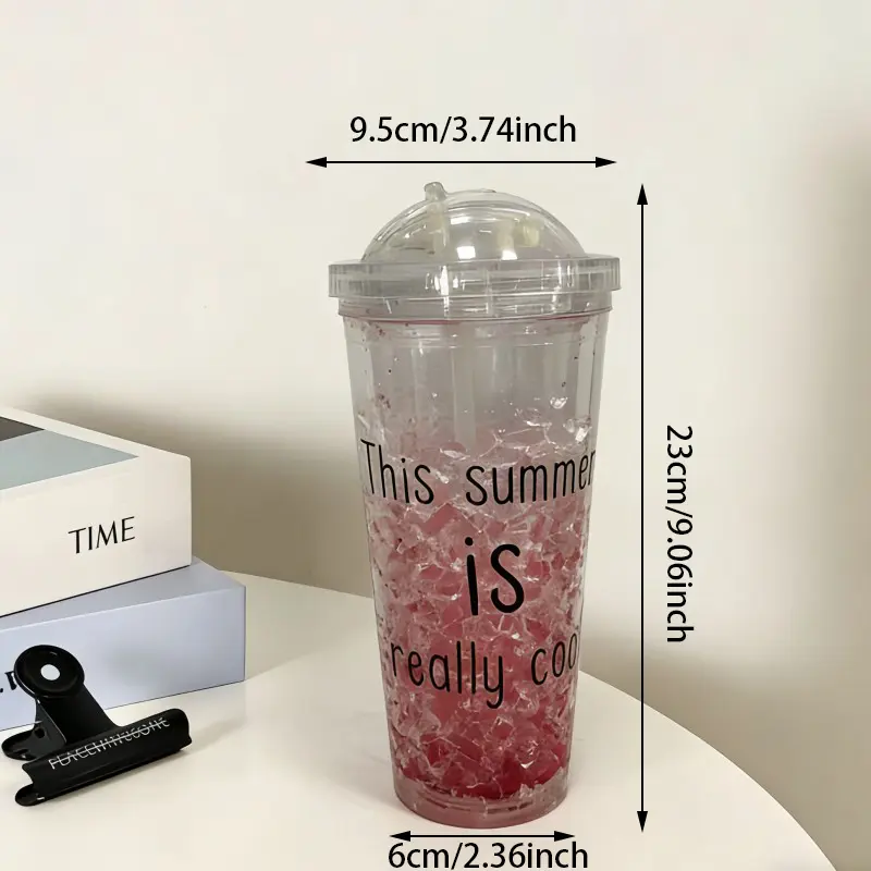 楽しい二重壁コールドドリンクプラスチックカップ