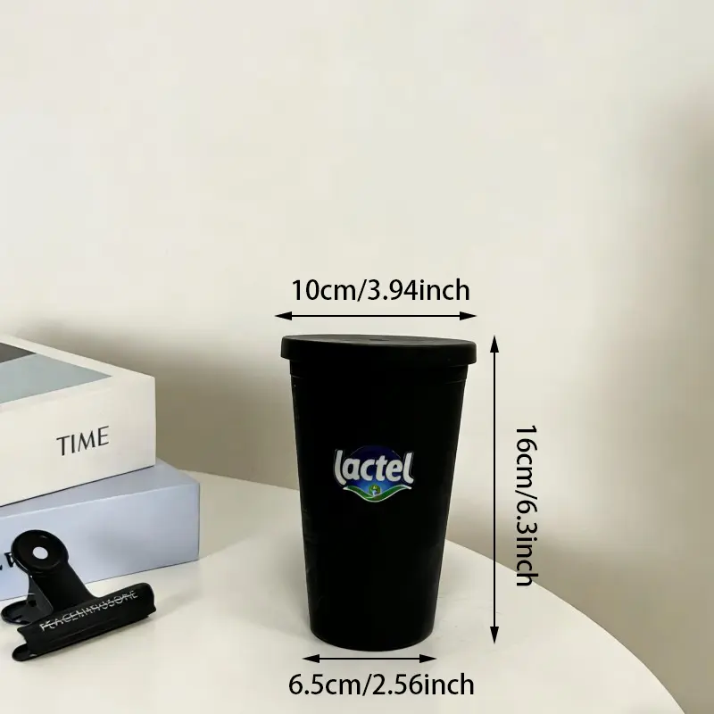 マットパープルの再利用可能なプラスチックタンブラー